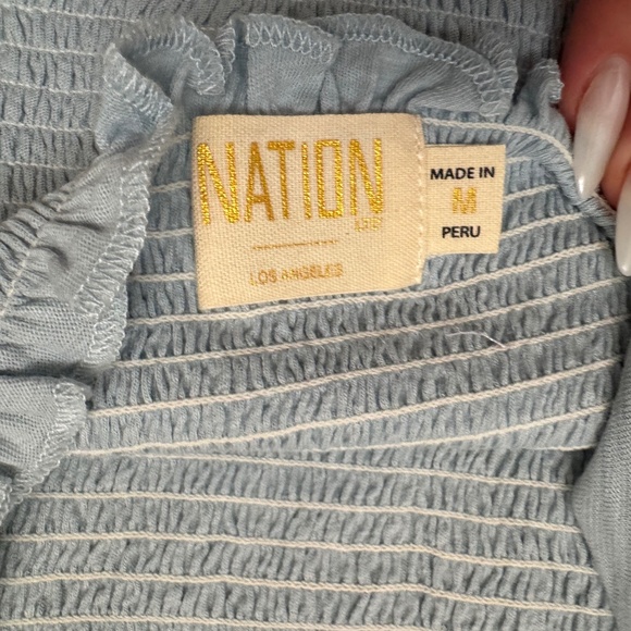 NATION LTD April Smocked Tank - NWOT - Picture 2 of 4